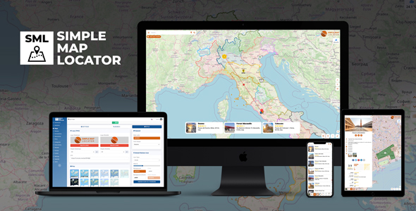 Simple Map Locator Preview